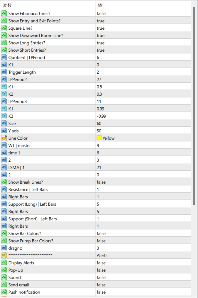 Boom Hunter Pro parameter settings