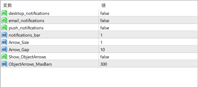 Swing Arrow NRP V3 parameter settings