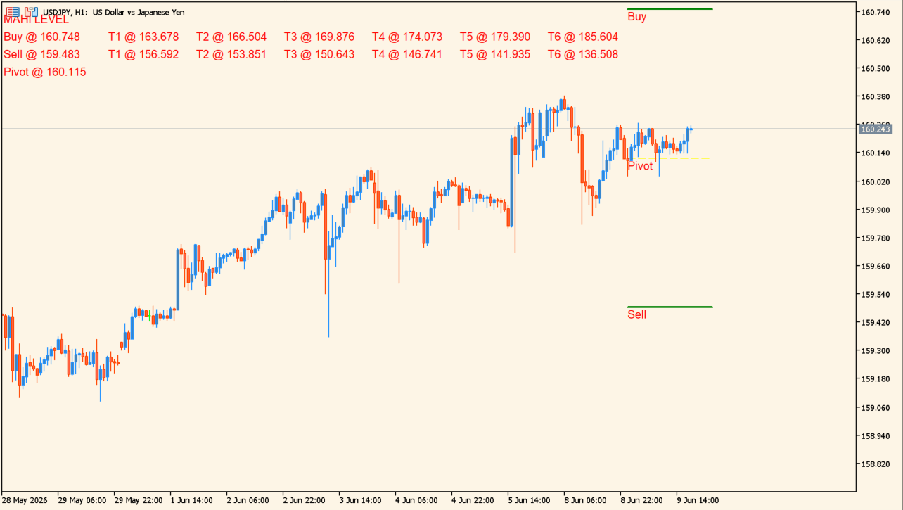 Gold Level MT5 chart overview